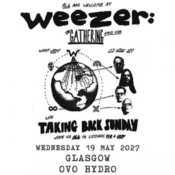 WEEZER, OVO HYDRO GLASGOW, WEDNESDAY 19TH MAY 2027